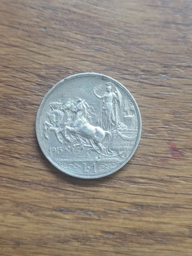 Italie pièce lira 1915 - lira,