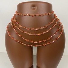 Bine bine, perle africaine , chaîne de hanche , perle de hanche , perle de reins