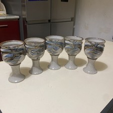 Vintage gobelets pied - vintage, 5