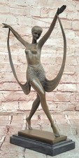 Statue Bronze Signée Art