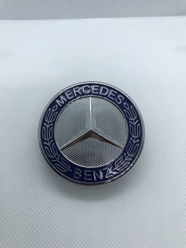 Logo capot mercedes benz - benz, bleu