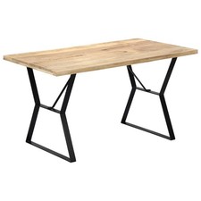 Bois de Manguier Massif Table de Salle à Manger 140x80x76 cm Cuisine vidaXL