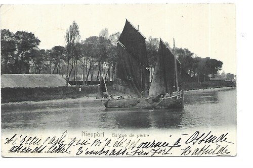 Belgique nieuport barque - ,