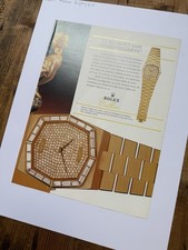 Rolex Cellini Print Magazine