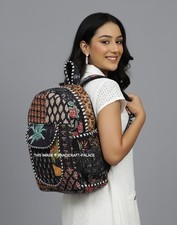 Sac À Dos Patchwork En Coton