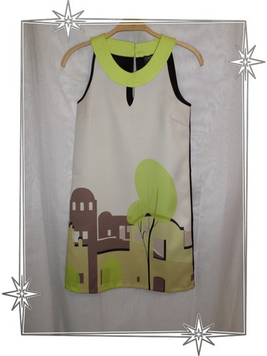 Robe droite courte - droite,