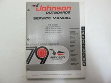 1979 Johnson Hors-Bord V-4 Service Réparation Atelier Manuel JM-7909 Usine OEM