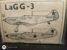 TONDA Maquette LAGG-3 Échelle 1/72.                  À Découper