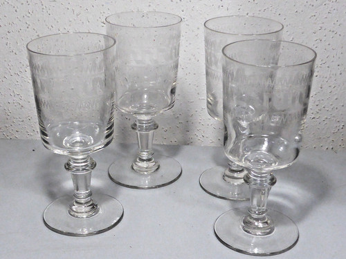 Service verres anciens - de, 4