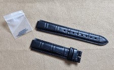 Bracelet En Cuir Noir 18mm