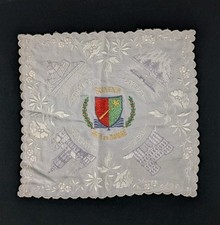 Mouchoir souvenir de la Rhin et Danube fabrication allemande TOA FFA