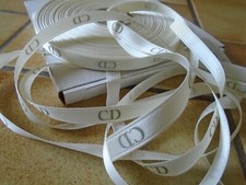 2 m ruban DIOR blanc cassé