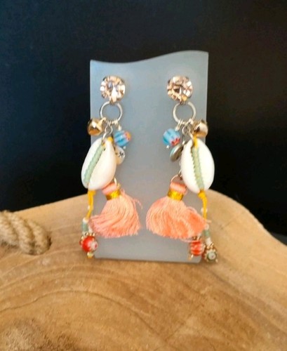 Boucles oreille coquillage - boucles, d'oreille