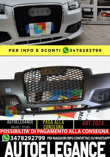 Pare choc avant rs3 adapté - ⭐pare-choc,