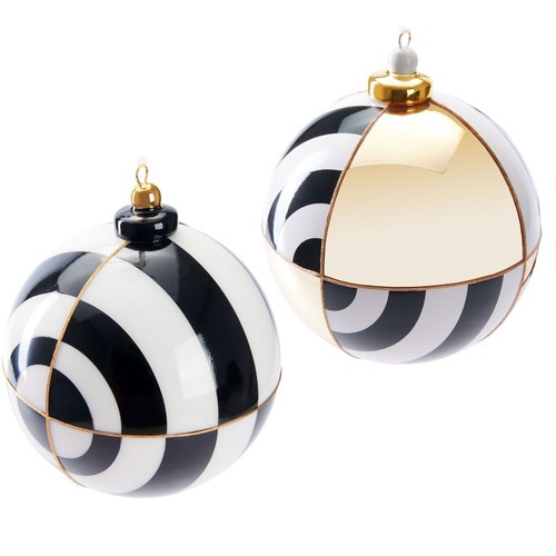 Boule noël verre cercles - noël,