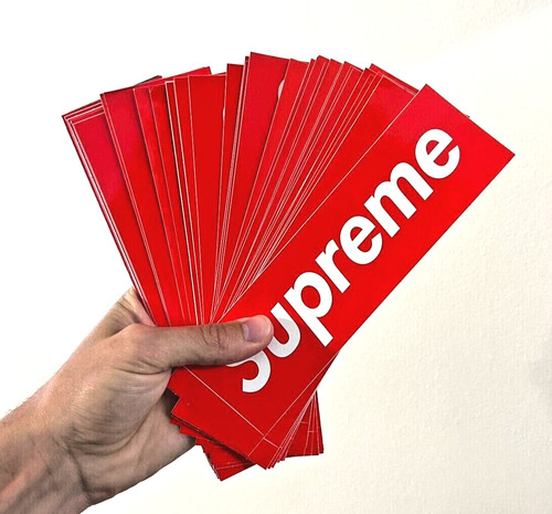 Supreme box logo sticker - 2x,