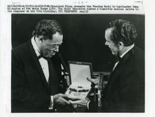 President Nixon giving Duke