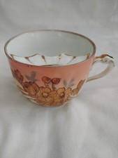 Ancienne Tasse à moustache porcelaine décor de Fleurs 