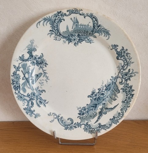 Assiette plate ancienne