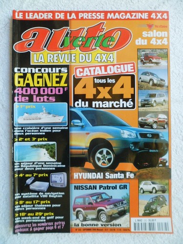 Auto verte 4x4 232 - verte, 09/2000