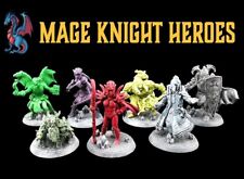 Heros alternatif knight Heros alternative Mage Knight 3D résine Peint - Painted