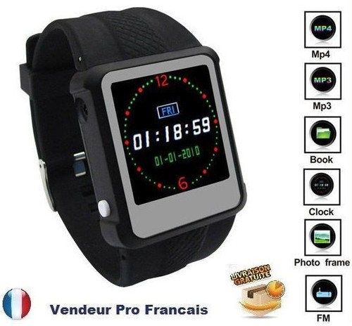 Montre lecteur music mp3 mp4 - montre,