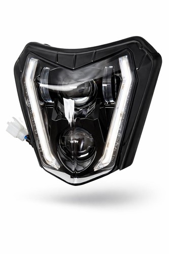 Verre phare led - de, masque