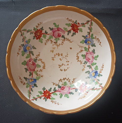 Coupe porcelaine polychrome - coupe,