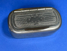 élégante petite boîte à tabac - tabatière en métal argenté - XIXème