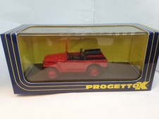 fiat campagnola AR 59 stradale 1950 rouge progetto 1/43...