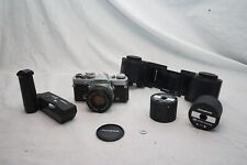 Olympus OM 1 with 250 film back 1, Zuiko 50mm f:1,8 and OM Winder 2