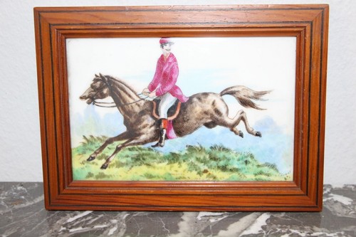 Peinture sur faience cheval - peinture,