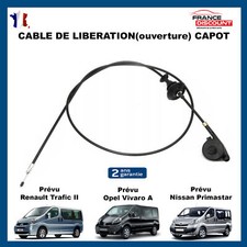 Câble Déverrouillage Capot Moteur prévu pour Trafic 2 Vivaro A Primastar 01-