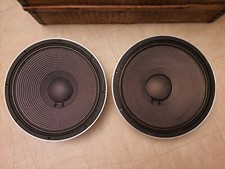 2 Haut Parleurs Fostex L469 Woofer Vintage