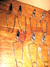 7 pinces à escargot inox, 2