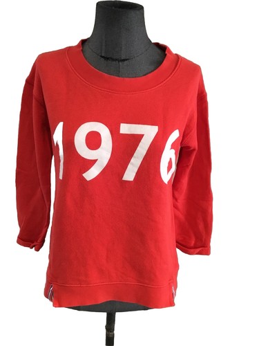 Très beau sweat coton - très, rouge