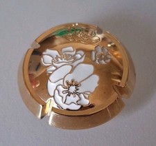 Capsule de Champagne bijou Perrier Jouet n°79a, plaquée Or