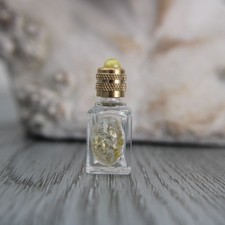 3.5 cm, Petite bouteille en verre, miniature vide en verre transparente