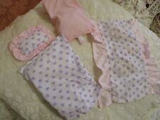 Linge lit poupée 3 pièces+