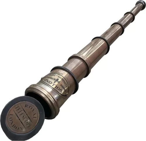 Télescope laiton ancien - télescope,