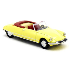 CITROEN DS CABRIO 1963 LIGHT YELLOW 1:87 Brekina Auto Stradali Nouveau modèle