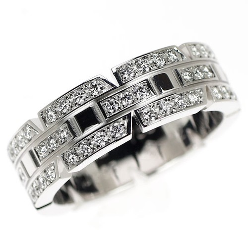 Bague cartier k18wg - bague,