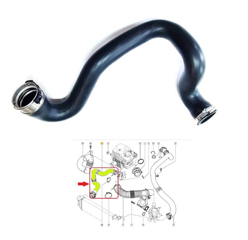 Durite turbo pipe - turbo, intercooler