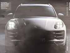 PORSCHE vintage Print Ad !! " Best Macan Turbo "