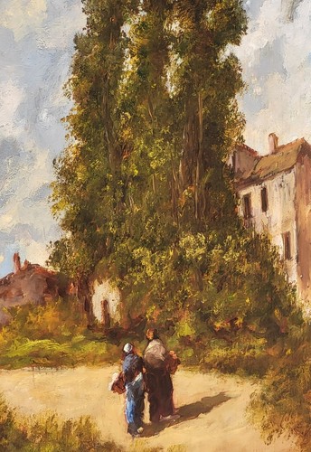 Tableau signé paysage - signé.,