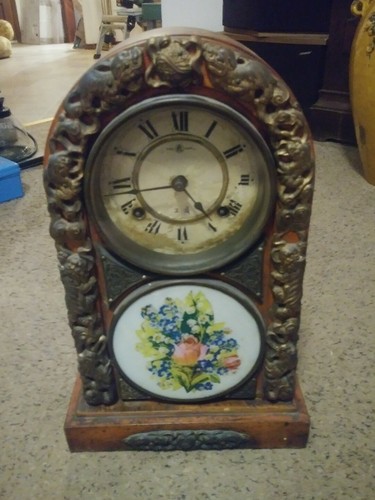 Antique clock japanese asian - antique,