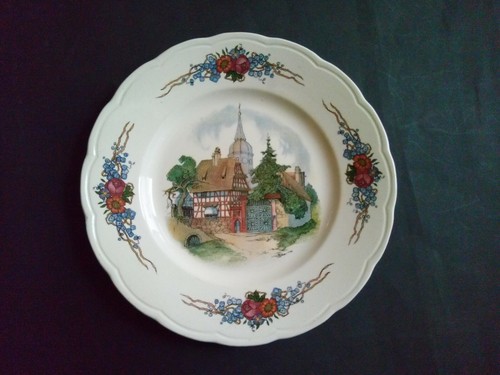 Assiette dessert faience - assiette,
