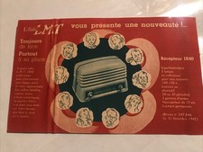 Radio LMT  Publicité Pub  21x13 Cm Environ(un Pli)