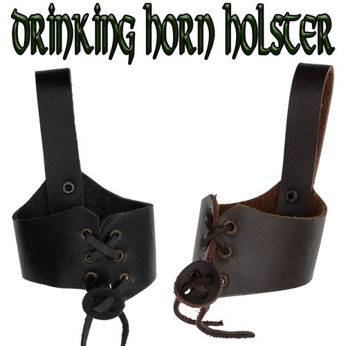 Buvant corne cuir ceinture - buvant,