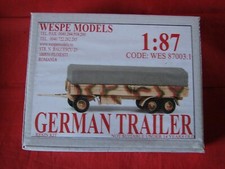 WESPE MODELS HO GERMAN TRAILER